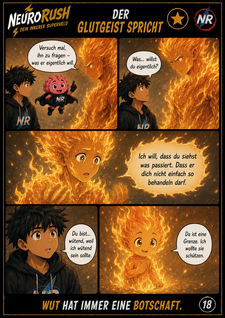 Seite 18: Der Glutgeist spricht
